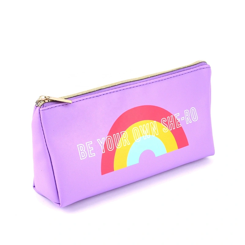 Uweld Rainbow Printing PU Pencil Pouch