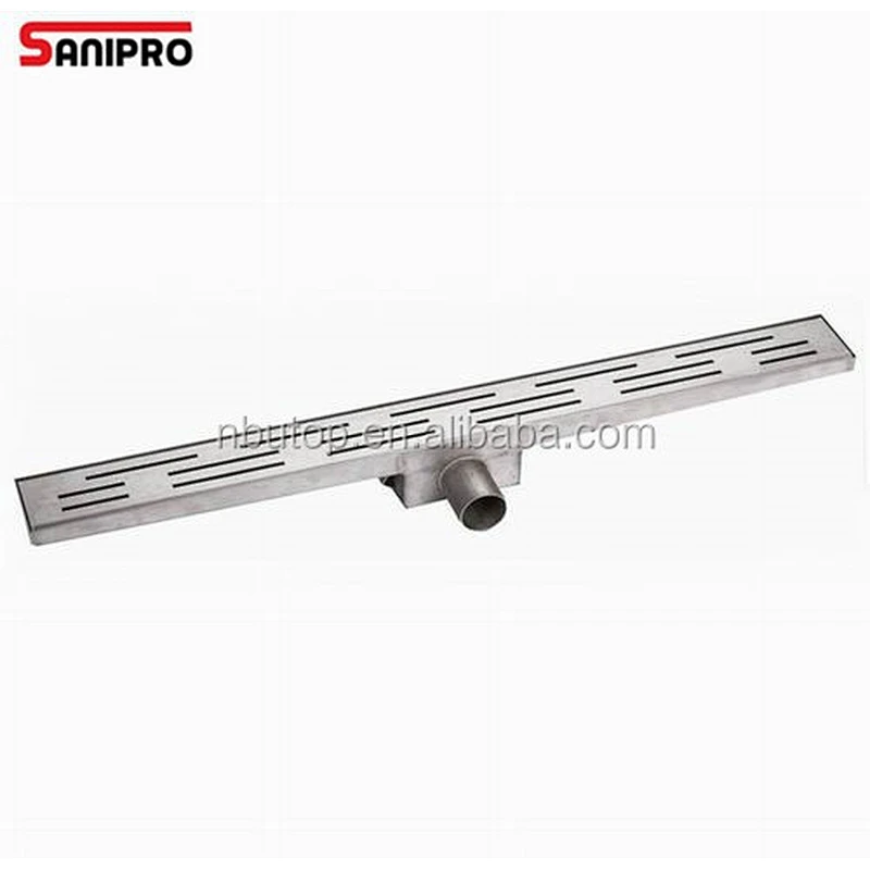 Outlet 40/50mm stainless steel shower Linear floor drain