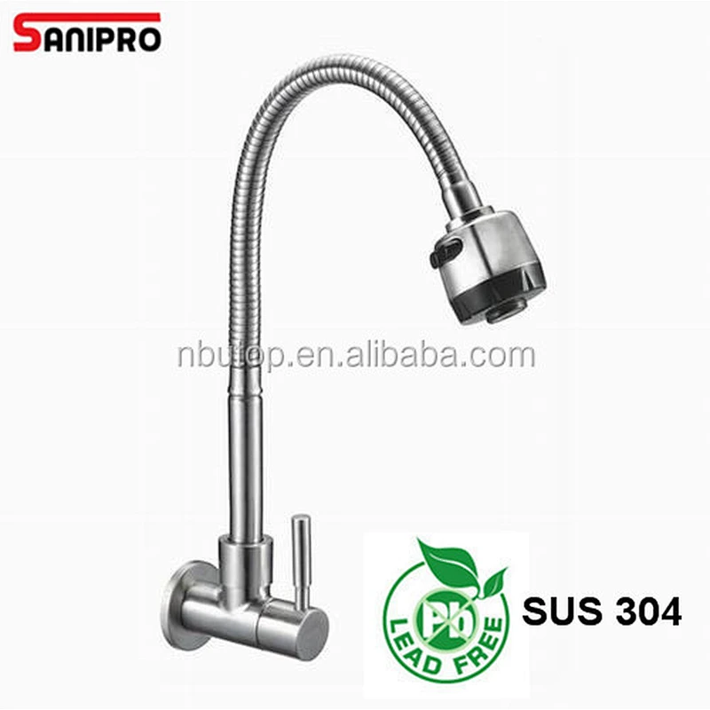 High quality cold water stainless steel taps