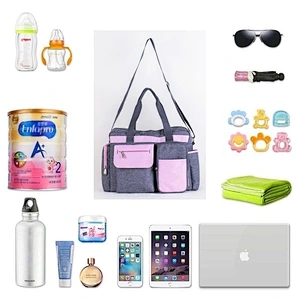 Uweld Duffle Diaper Bag With Changing Mat