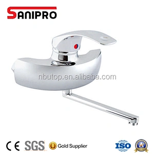 SANIPRO professional wall mounted bathroom sink faucet