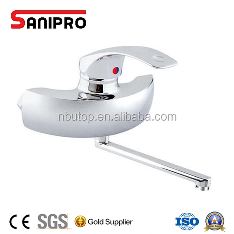 SANIPRO professional wall mounted bathroom sink faucet