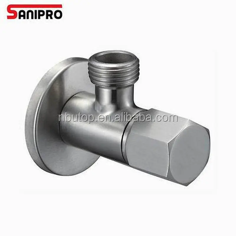 1/2'' SS304 stainless steel angle valve with Hexagonal handle