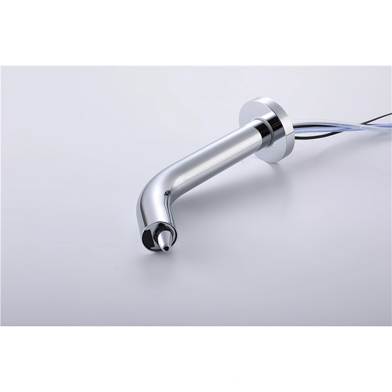 Brass Wall Mount Public Liquid Sanitizer faucet dispenser Auto Sensor Faucet Foam Soap Dispenser