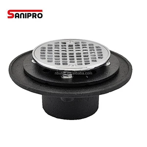 round cast iron grill storm drain grates