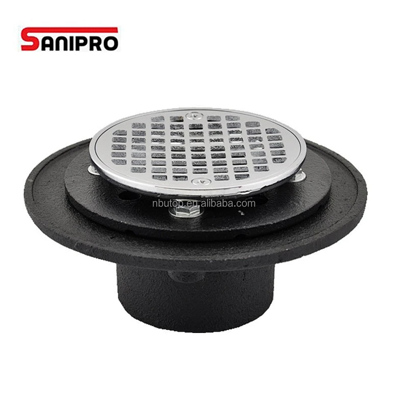 round cast iron grill storm drain grates