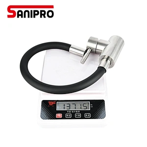 SANIPRO Kitchen silicone tube faucet 304 stainless steel Kitchen faucet Lead-free universal Rotatable SUS304 Sink faucet