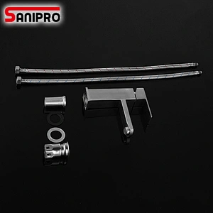 SANIPRO SUS304 Square Basin Faucet Bathroom Wash basin Mixer Tap Single Basin Tap Torneira da bacia
