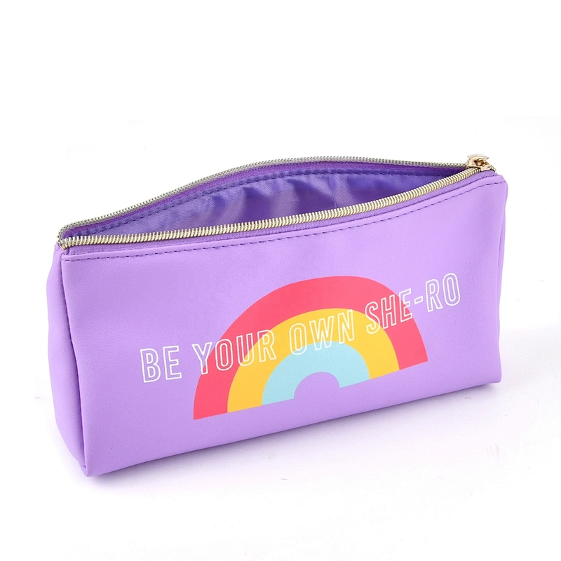 Uweld Rainbow Printing PU Pencil Pouch