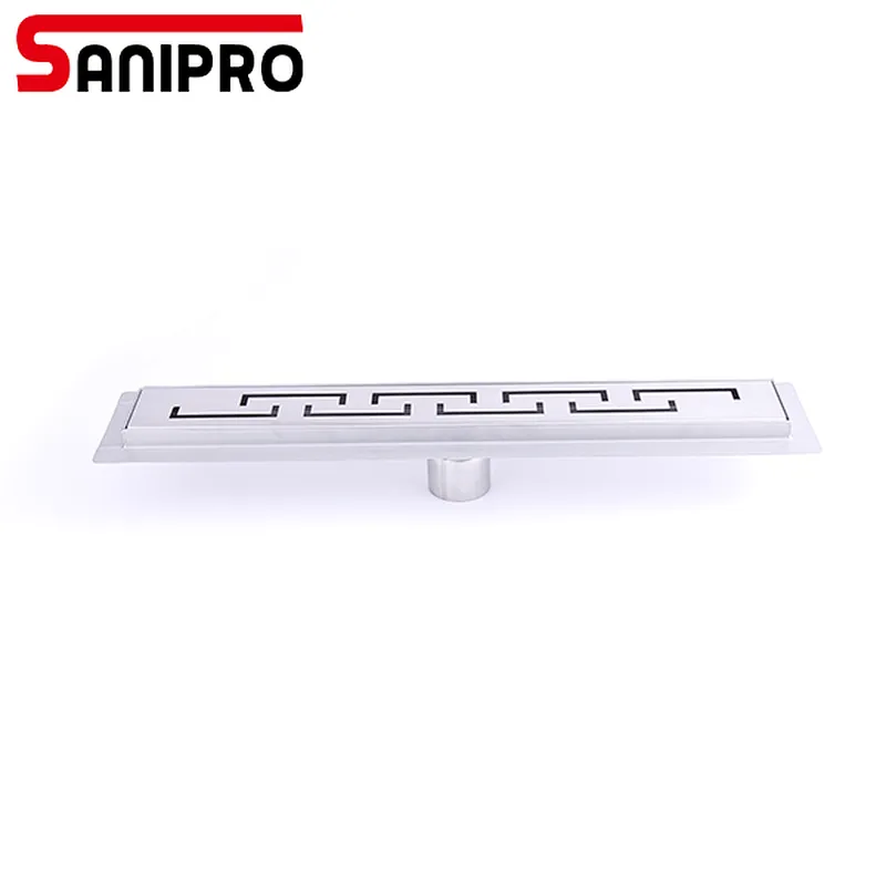 Watermark Australia Shower Linear Floor Drain Vertival Outlet with flange