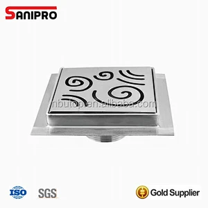 Bathroom accessories chrome stainless floor drainer