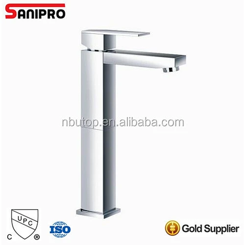 Sanipro Brass Bathroom wash basin Faucet Basin Mixer Tap,chrome Finished