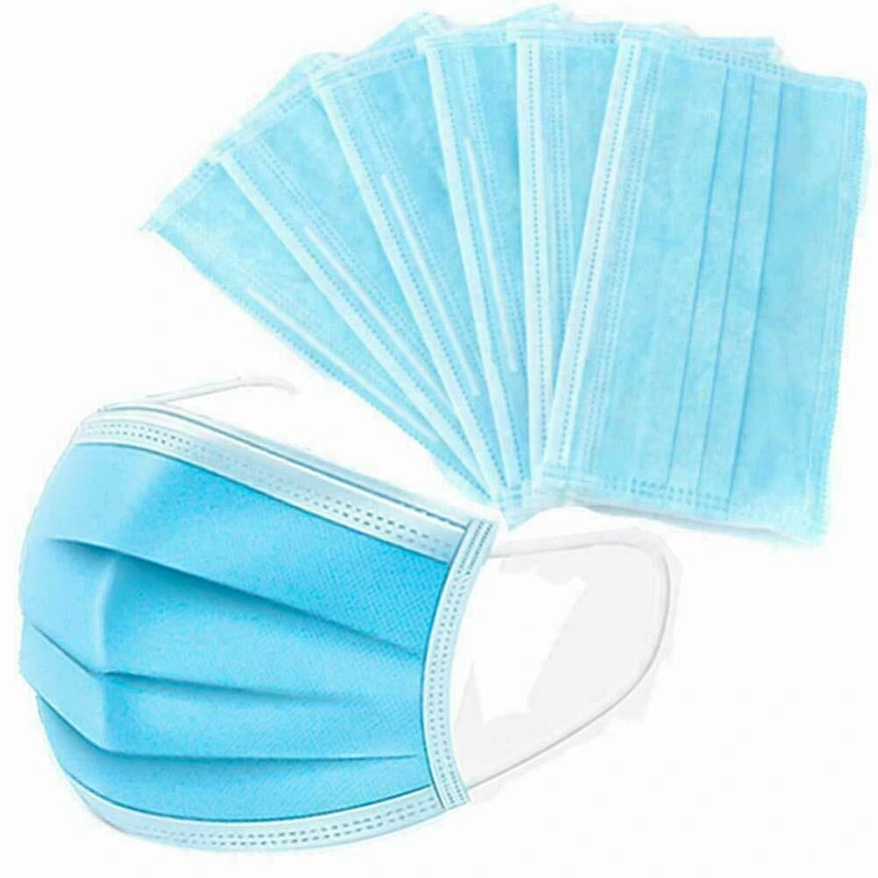 Wholesale Medical Mask Nonwoven 3-Ply PM2.5 Disposable Elastic Mouth Soft Breathable Coronavirus Face Masks