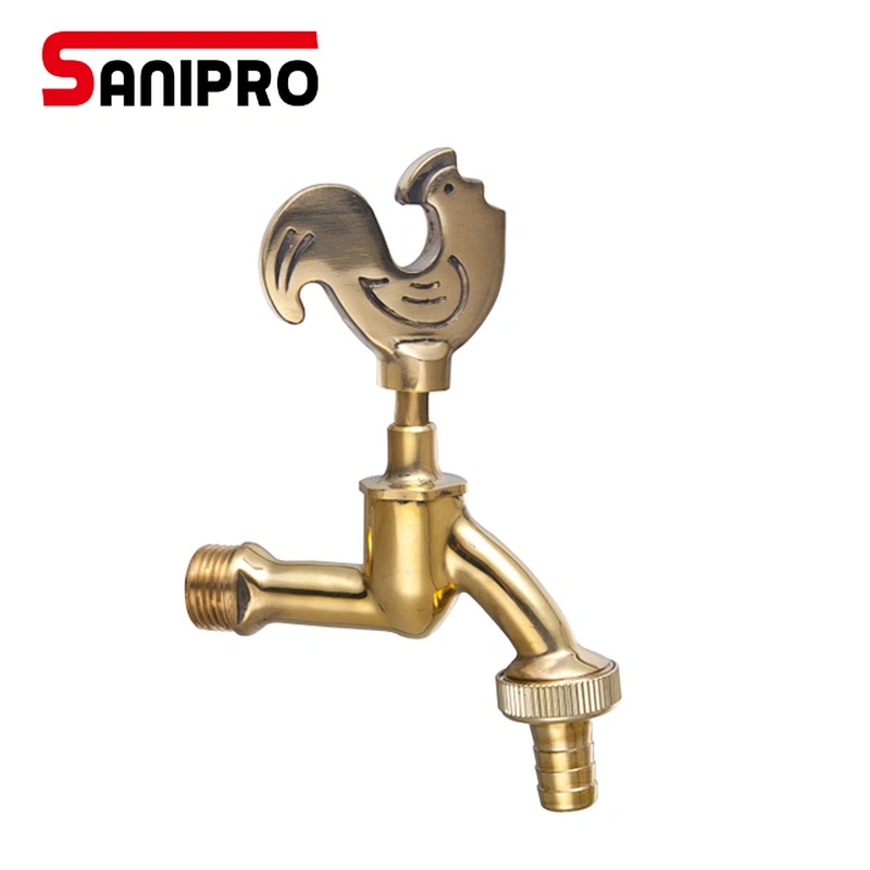 SANIPRO Wall Mounted Single Lever Brass Bibcock Tap Washing Machine Bibcock