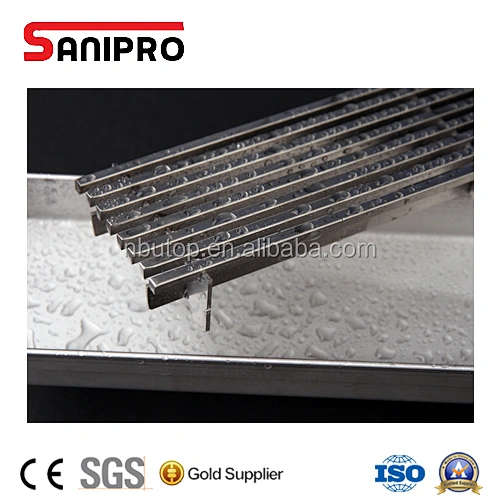 Fast smart 304 stainless steel shower line drain grate