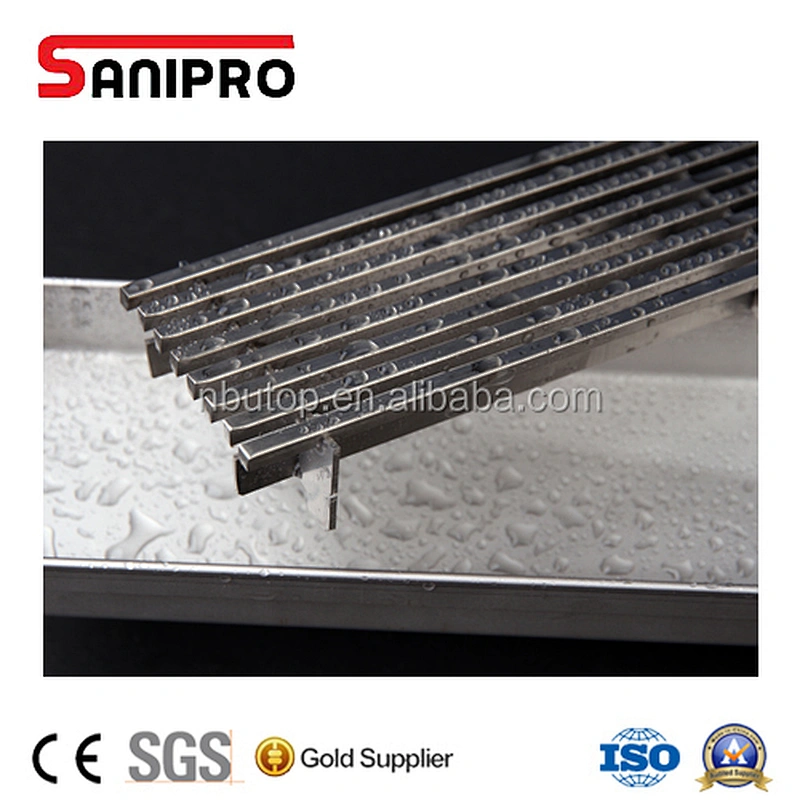 Fast smart 304 stainless steel shower line drain grate