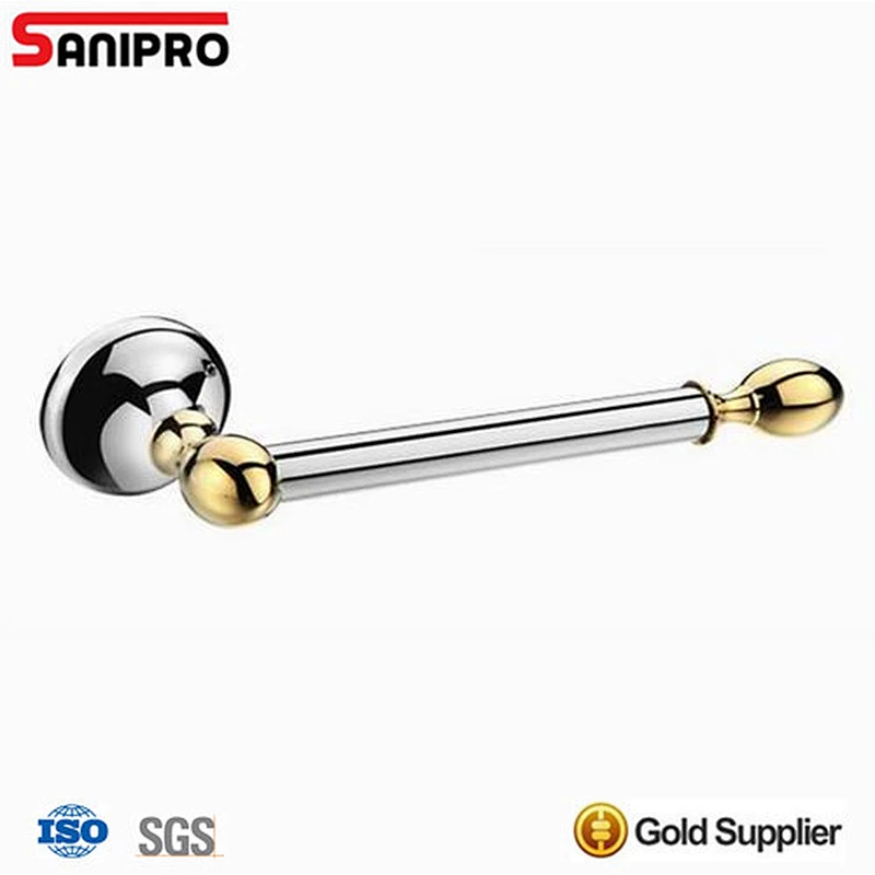 Extra brass toilet paper roll holder