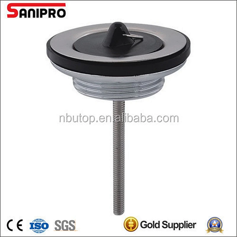 1 1/4'' Zinc basin waste drain with screw