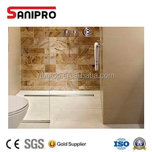 Sanipro hot sale smart stainless steel shower trench floor drain cover