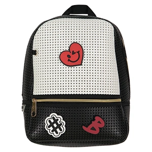 NEW DESIGN KIDS SCHOOL BAG WITH DIY RUBBER LABEL