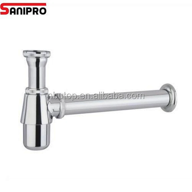 1 1/2'' Brass basin siphon with Pipe