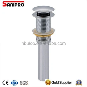 High Quality 1 1/4'' Brass pop up vessel sink Basin drain with pipe
