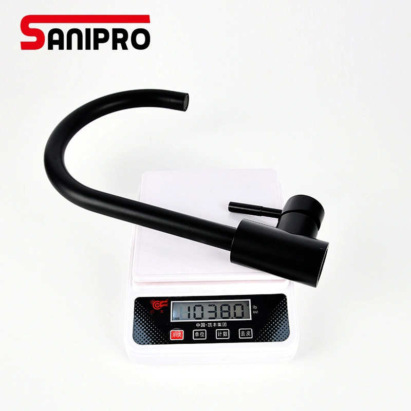 SANIPRO Matte Black Kitchen Faucet Hot And Cold Water Mixer Faucet For Kitchen Water Faucet Brushed Nickle Kitchen Taps