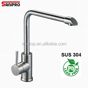 Sanipro hot and cold single hole kitchen faucet
