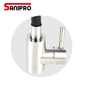 SANIPRO Kitchen silicone tube faucet 304 stainless steel Kitchen faucet Lead-free universal Rotatable SUS304 Sink faucet