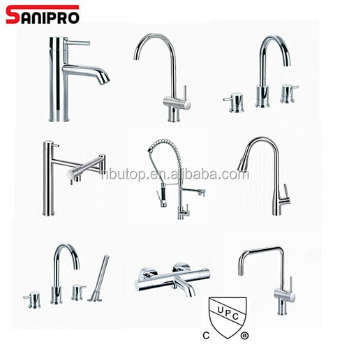 Sanipro various kinds of upc 61-9 nsf American tap faucet