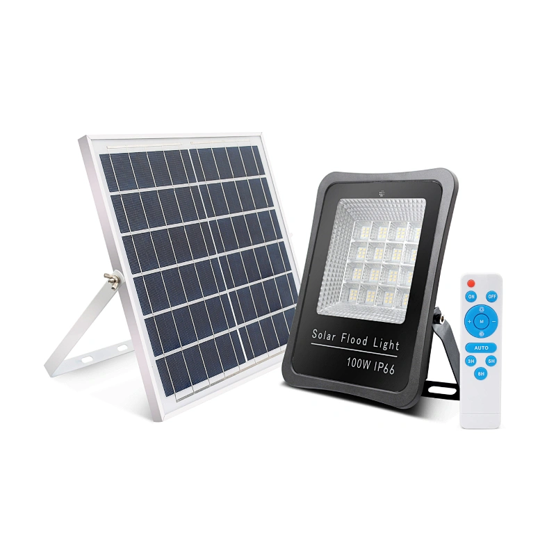 Solar Garden Light Ip65 Waterproof 50W 100W 200W 300W 400W 500W Outdoor Solar Powered Led Flood Garden Light