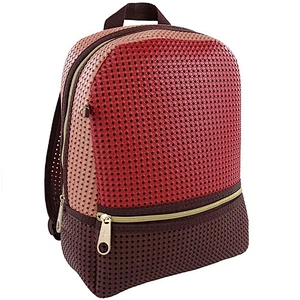 NEW DESIGN KIDS SCHOOL BAG WITH DIY RUBBER LABEL