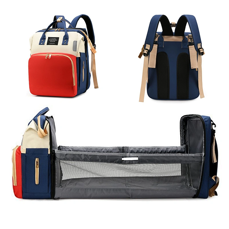 Uweld Backpack Diaper Bag With Bed