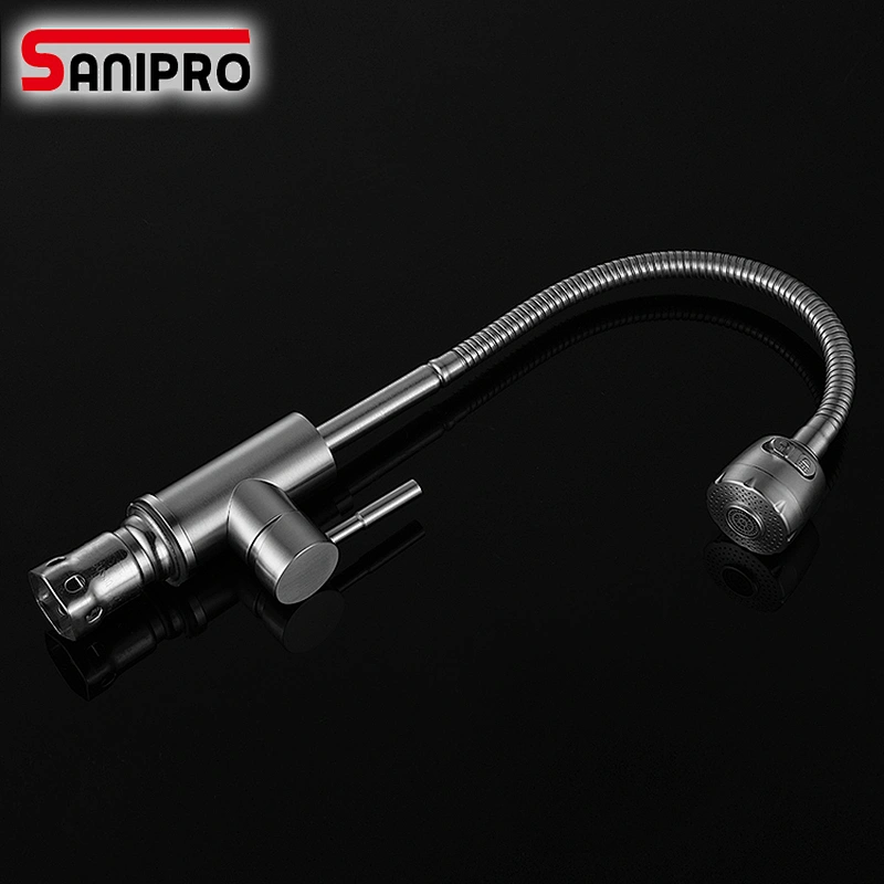 Kitchen faucet 360 degree hose faucet stainless steel kitchen sink facuet