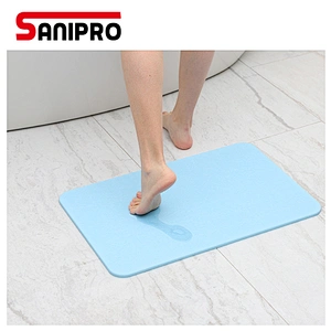 SANIPRO Fast Drying Diatom Mud Anti-Slip Absorbent pad earth non-slip water absorption quick-drying super absorbent pad