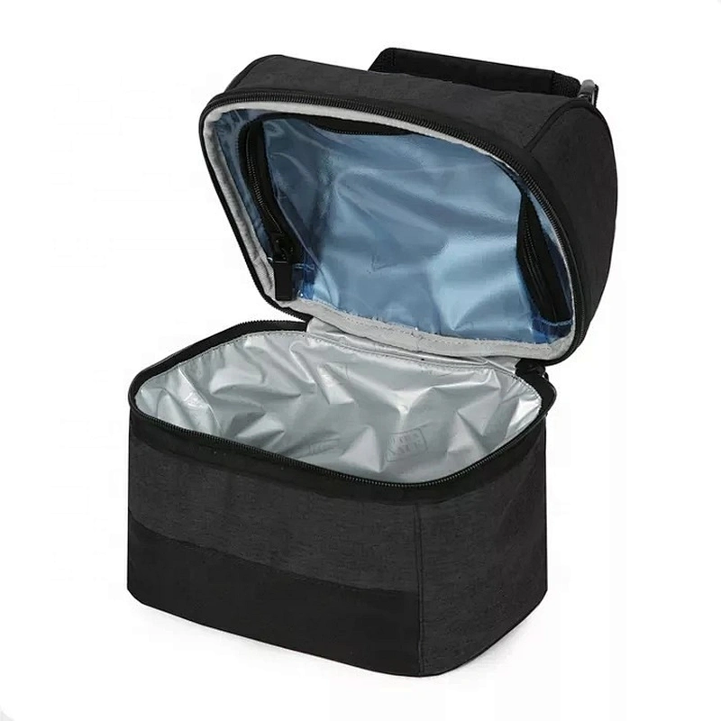 Uweld Double Decker Insulated Cooler Bags Lunch Bag Soft Cooler Food Thermal Bag