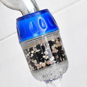 SANIPRO Kitchen Activated Carbon Water Filter Faucet Tap Household Water Filter Remove Rust Sediment Filtration Exposed