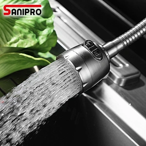 Kitchen faucet 360 degree hose faucet stainless steel kitchen sink facuet