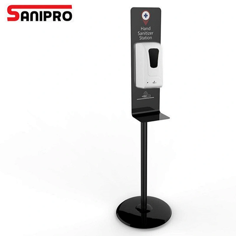 SANIPRO Automatic Touchless Universal Hand Sanitizer Dispenser and Floor Stand Station Kit Touchless Soap Dispenser station