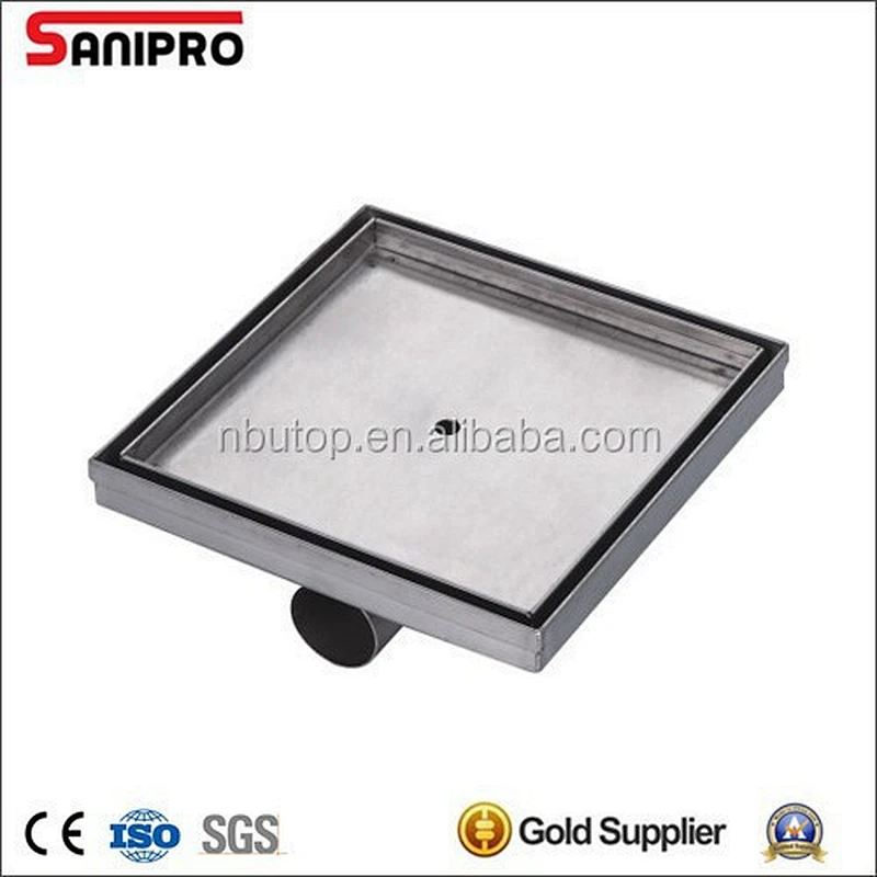 Fast flowing 304 stainless steel shower floor drain grate