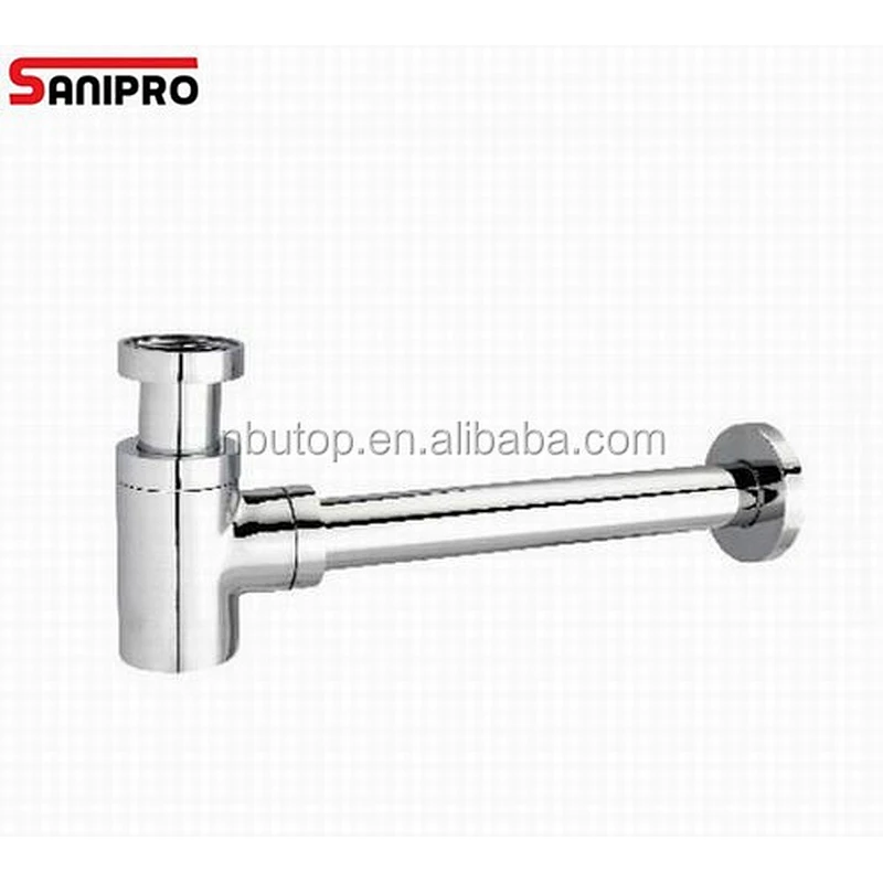 1 1/4'' Brass basin Siphon with chrome plated