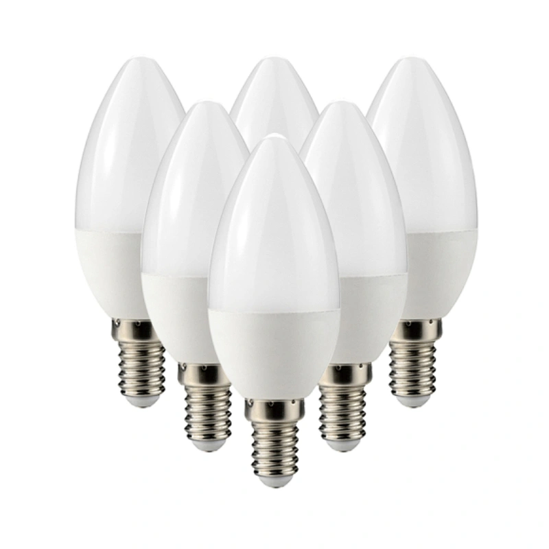 Ledbulb C37 4W 5W 6W 7W Led Lamp Wholesaler Energy Saving E14 E27 Smd 2835 Corn Led Light Bulb