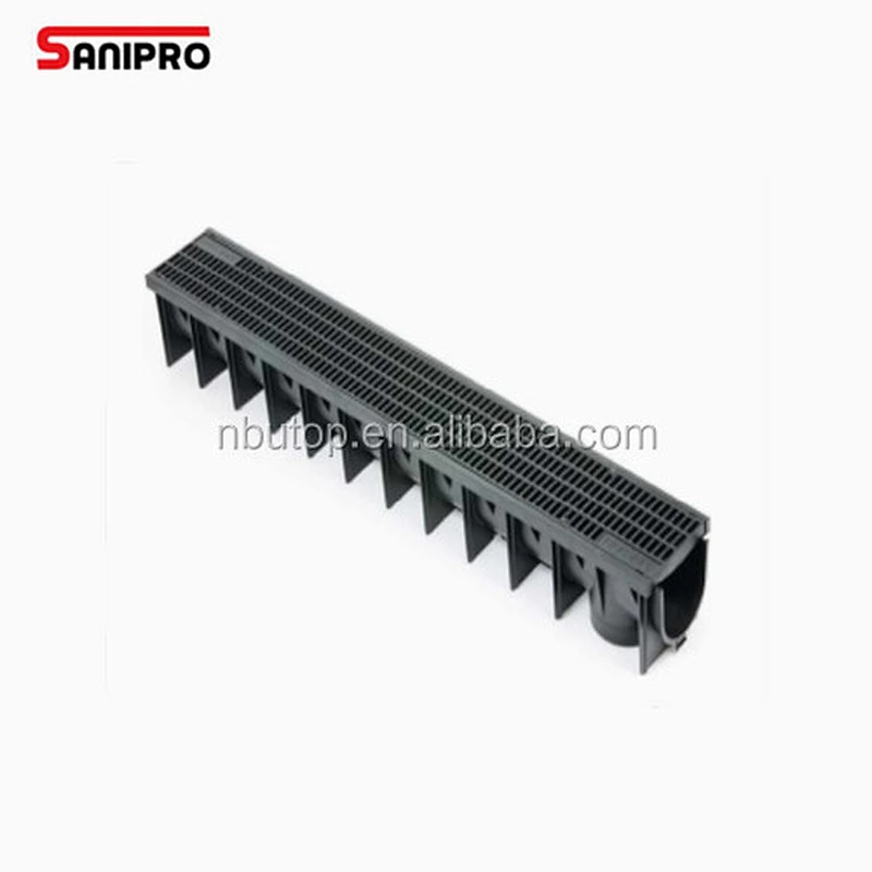 High Quality outdoor Channel drain cover plastic/PVC water drain channel & grate