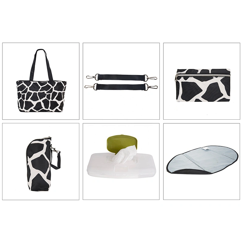 Uweld Tote Diaper Bag With Changing Mat Bottle Holder