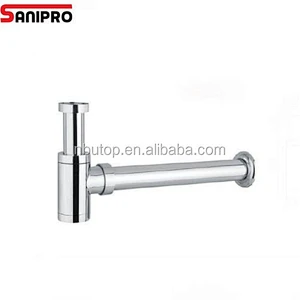 1 1/4'' Brass basin Siphon with chrome plated