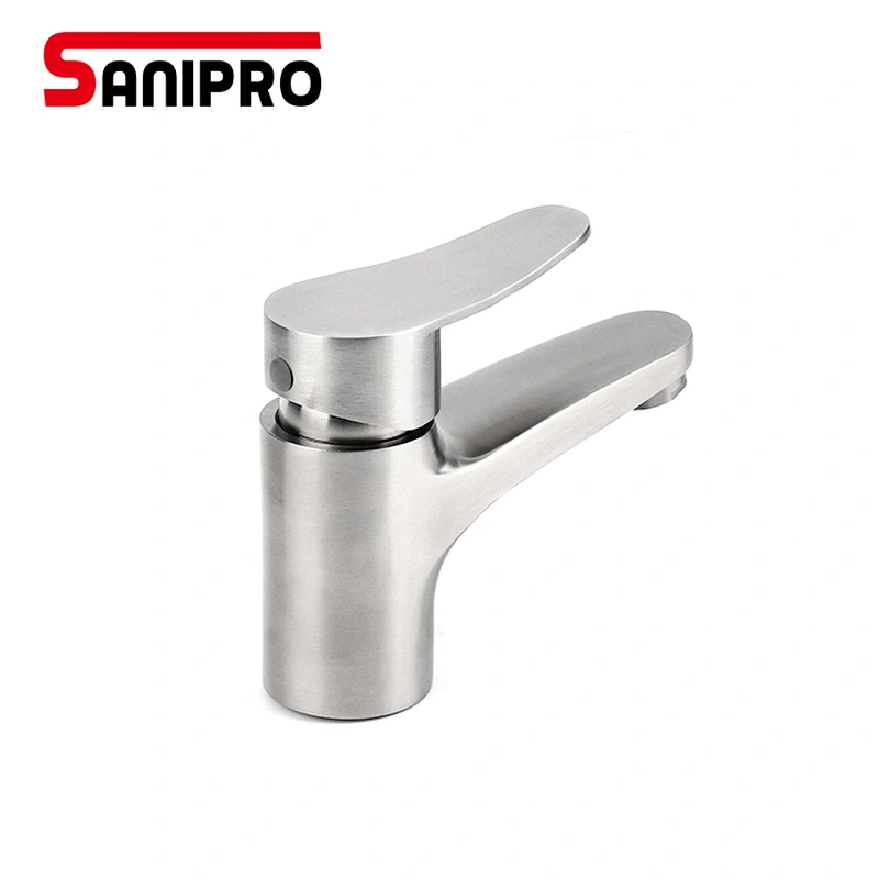 SANIPRO Basin Faucet Tap Single Handle Sink Faucet Cold and Hot Basin Mixer Water Bathroom Waterfall Faucet