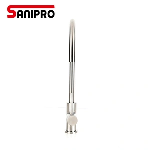 SANIPRO Kitchen Faucets Stainless Steel 25mm Cartridge Kitchen Mixer Single Handle Mixer Sink Tap Kitchen Faucet