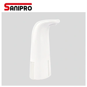 SANIPRO Touchless Electric Hand Soap Dispenser Infrared Motion Battery Operated Auto Foam Pump for Bathroom Kitchen Toilet Offic