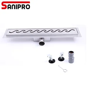 Sanipro Linear Shower Drain Floor Drain Channel /Stainless Steel