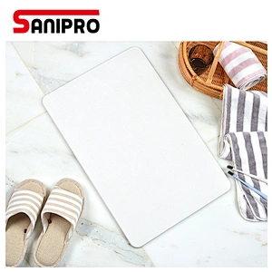 SANIPRO Diatomaceous Earth Pad Natural Diatom Mud Pad Cartoon Bathroom Pad Absorbent Quick Dry Pad